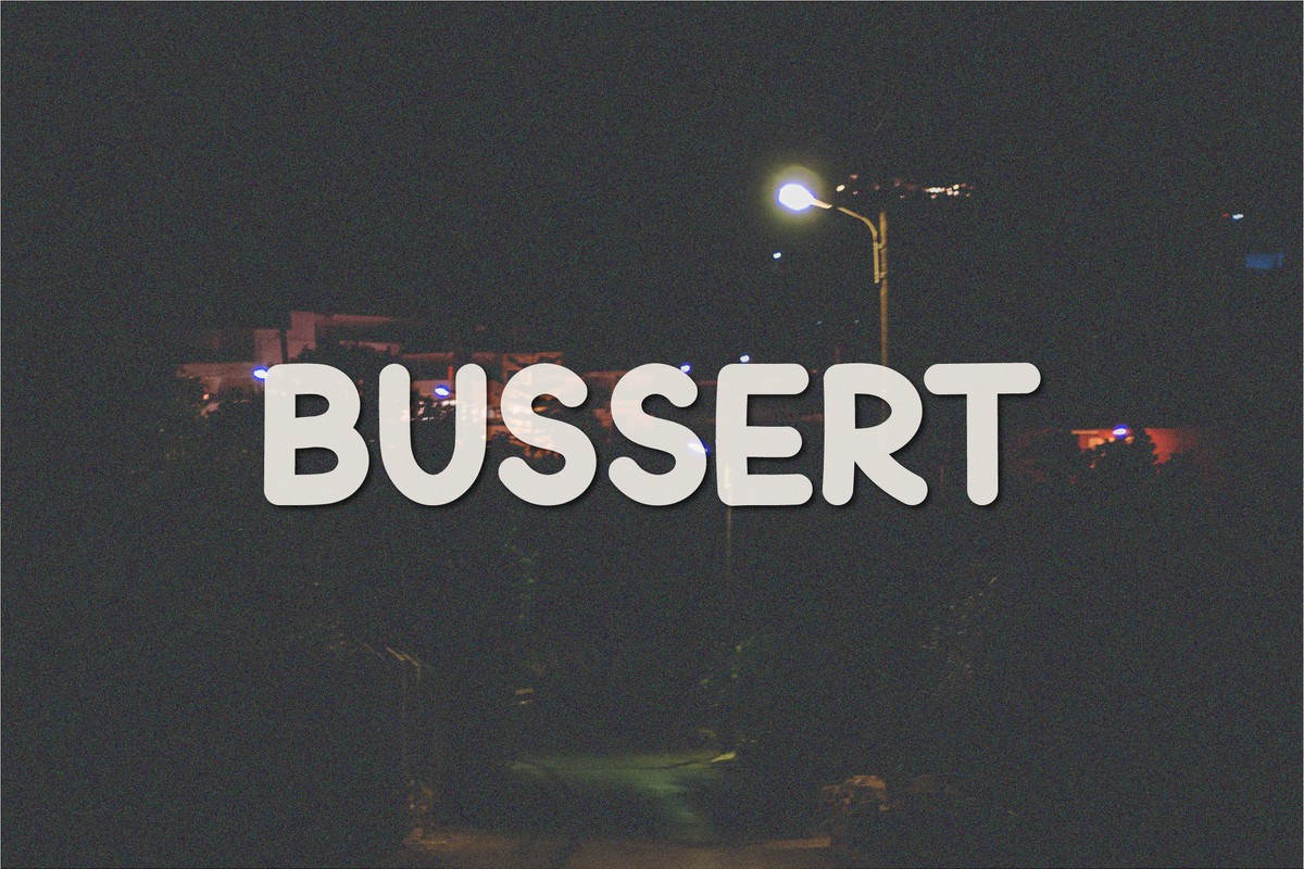 Bussert Font preview