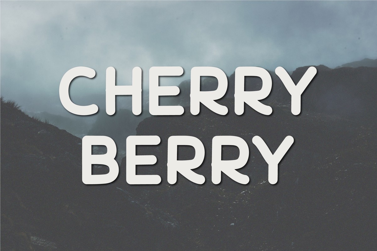 Cherry Berry Regular Font preview