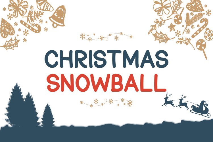 Christmas Snowball Font preview
