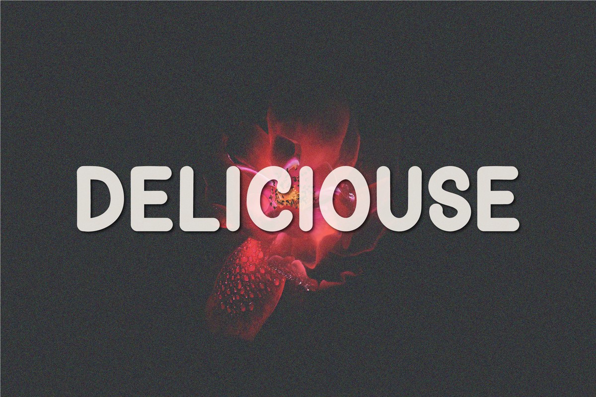Deliciouse Regular Font preview