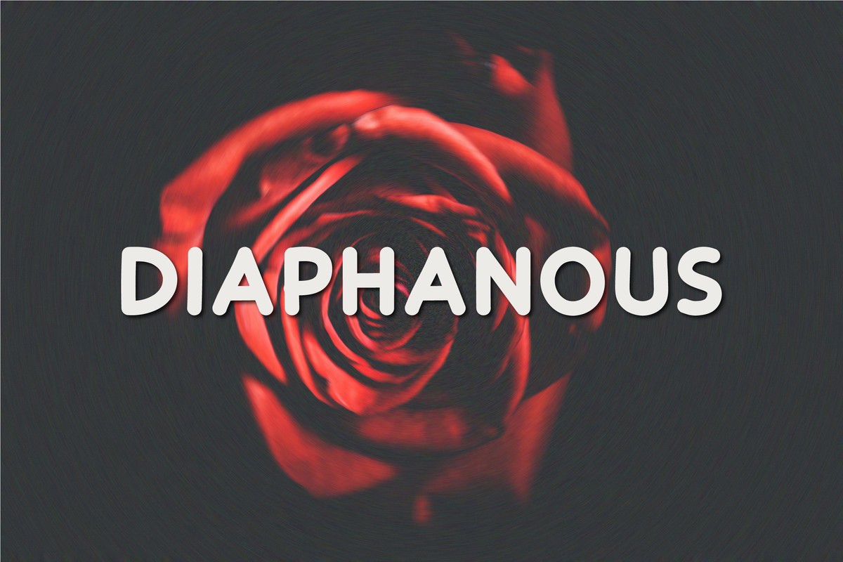 Diaphanous Regular Font preview