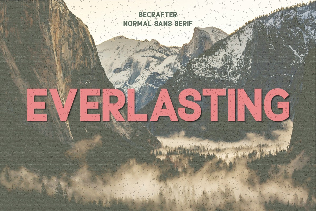Everlasting Font preview