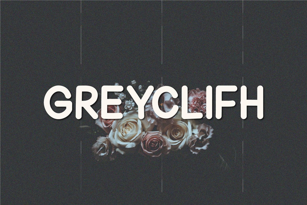 Greyclifh Regular Font preview