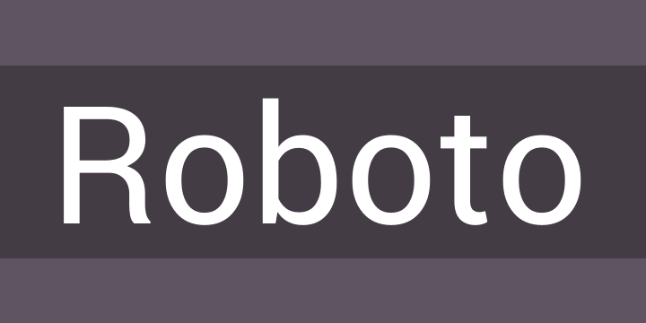 Roboto Black Font preview
