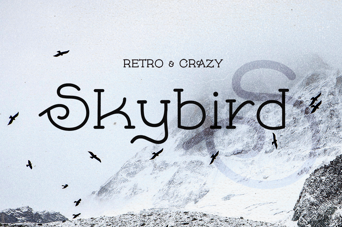 Skybird Font preview