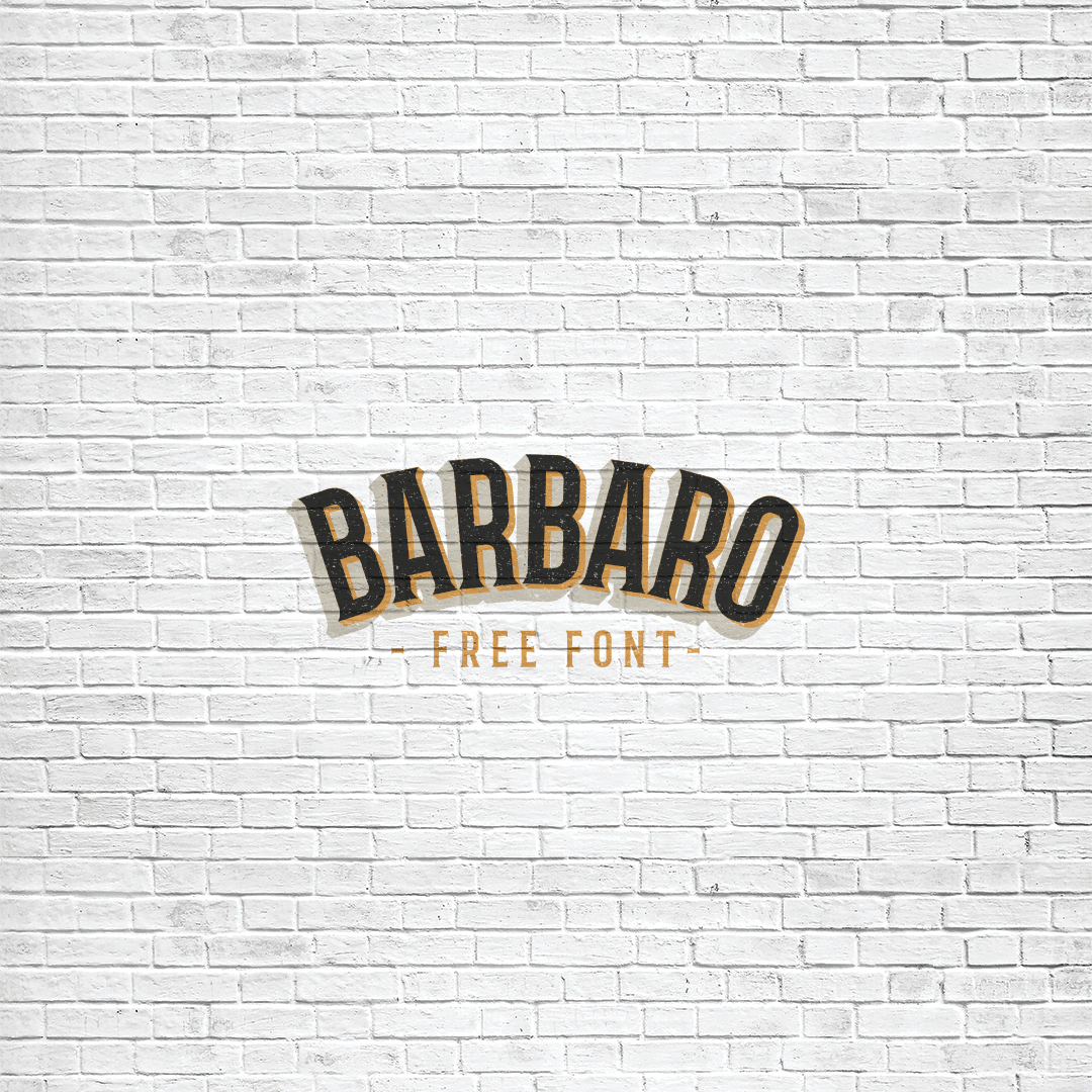 Barbaro Western Font preview