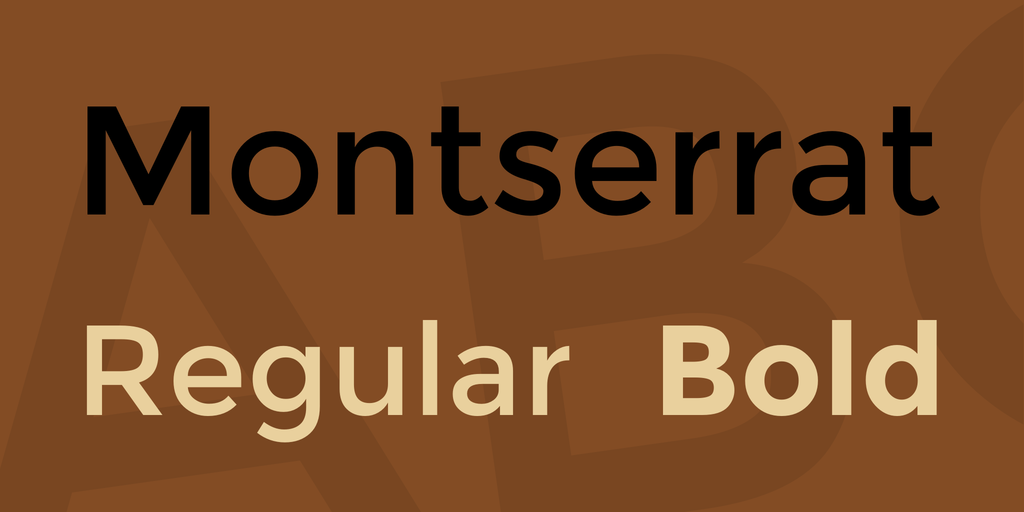 Montserrat Thin Font preview