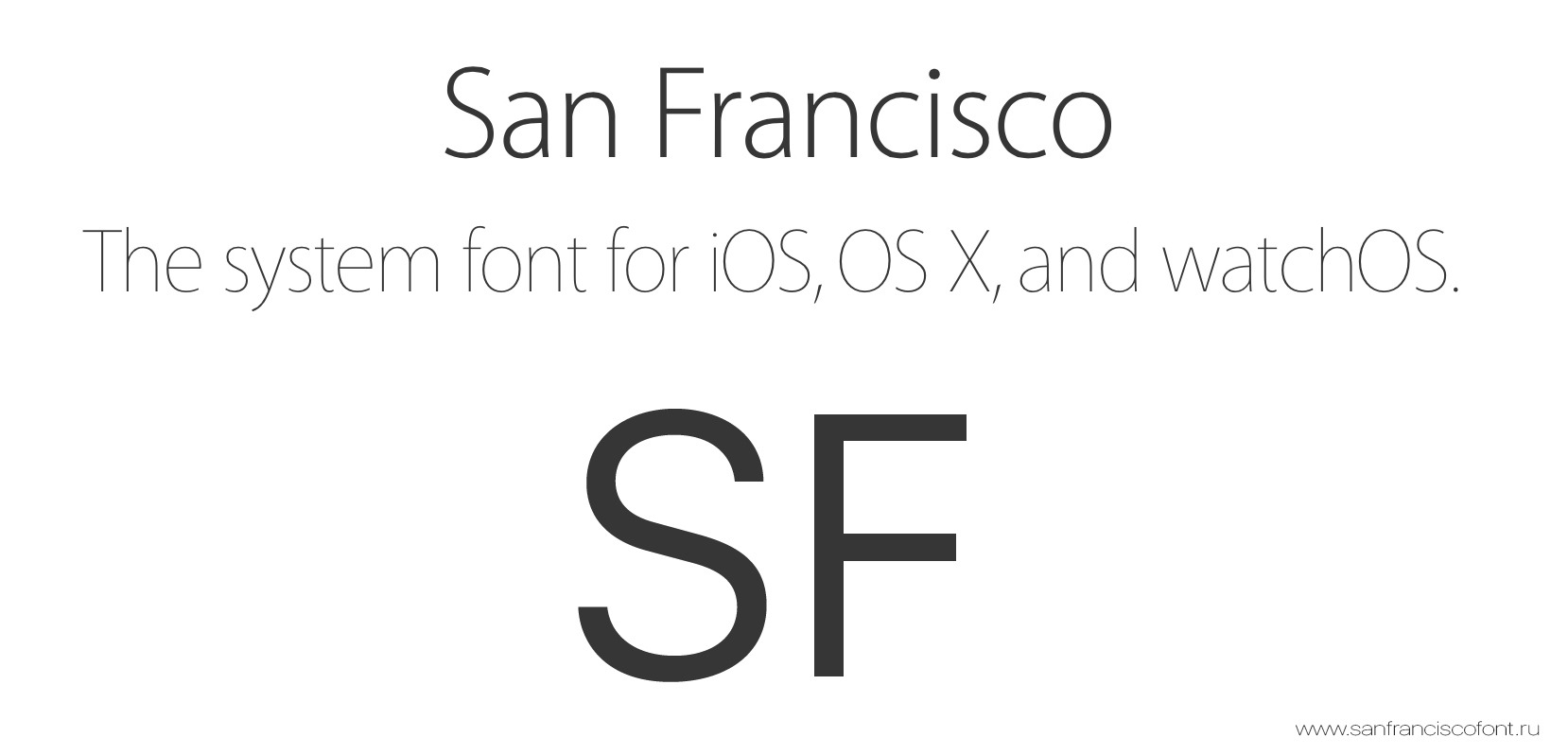 San Francisco(SF UI) Text Heavy Font preview