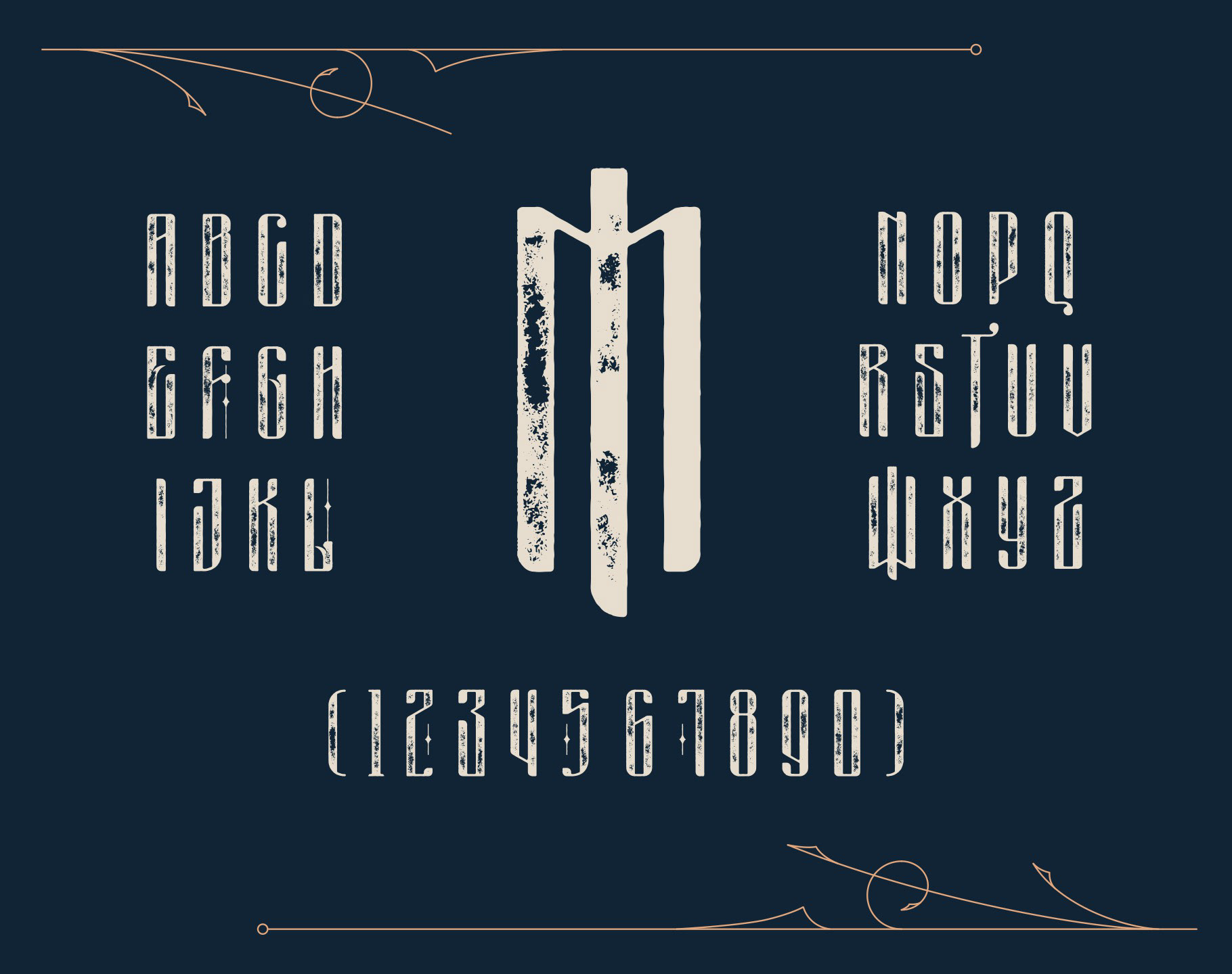 Masquerouge Italic Font preview