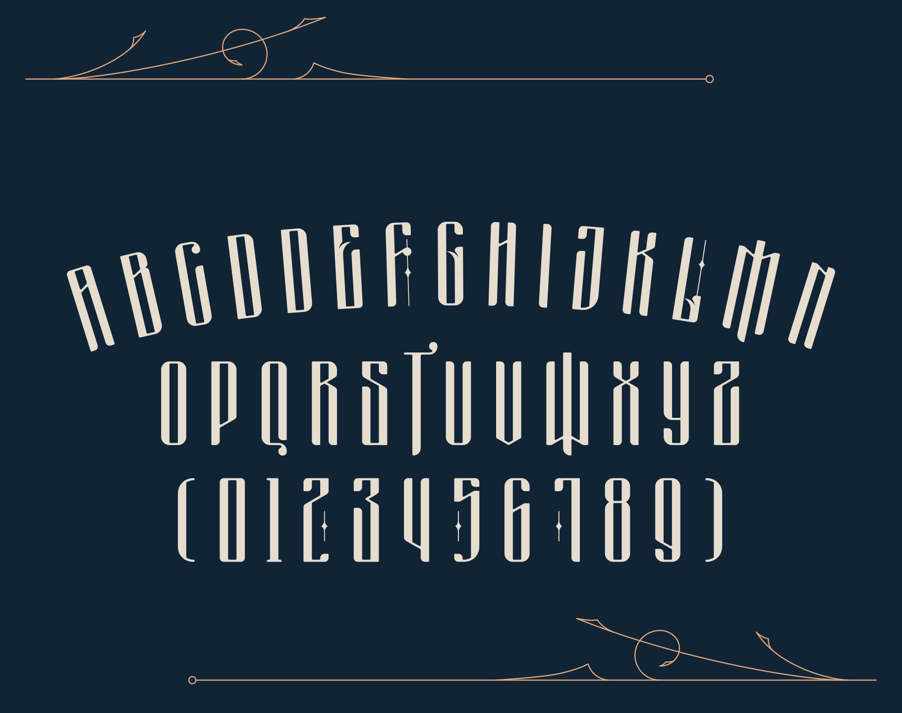 Masquerouge Italic Font preview
