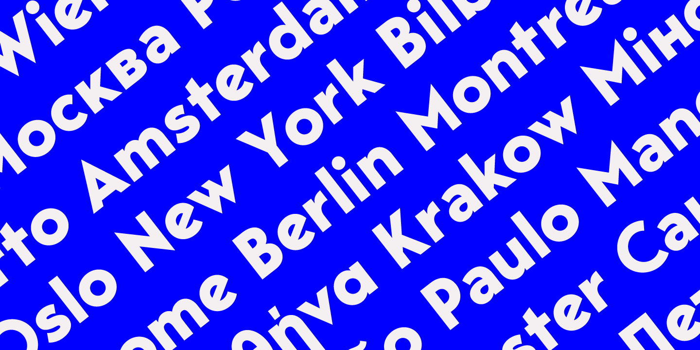 Bergen Sans SemiBold Font preview