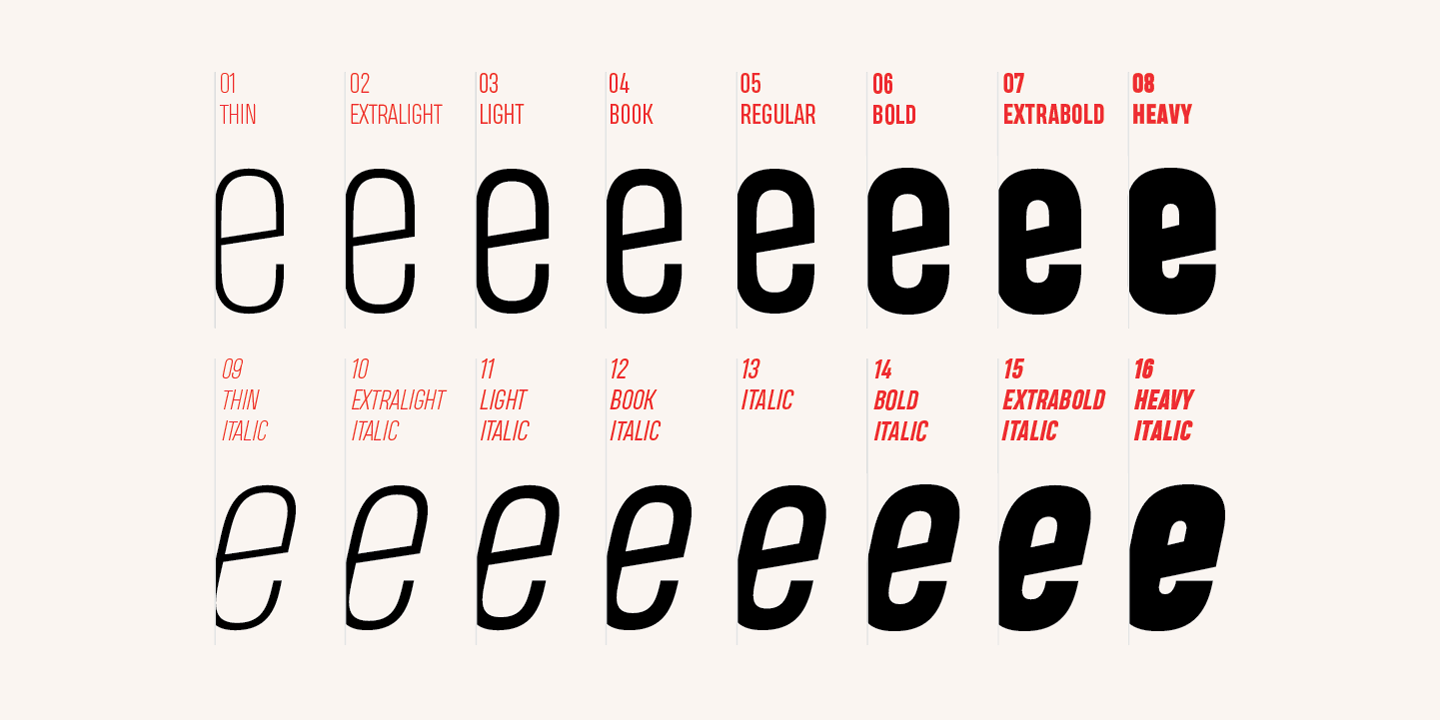 Heading Pro ExtraBold Italic Font preview