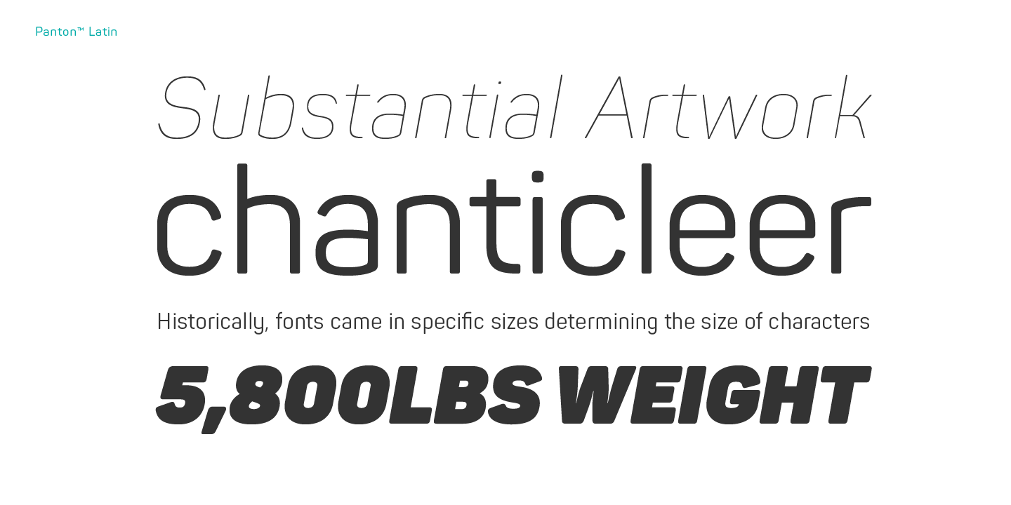 Panton  Extra Bold Font preview