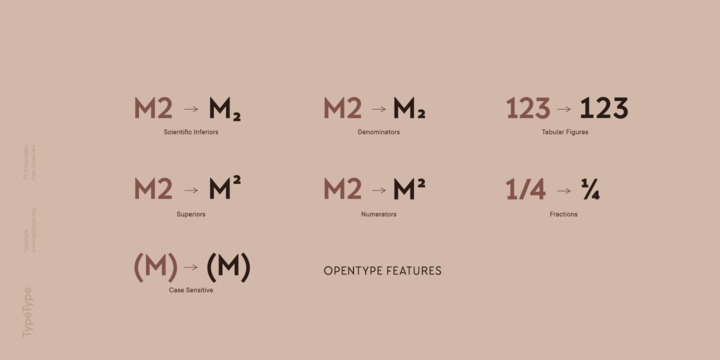 TT Chocolates  Thin Font preview