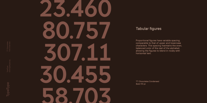 TT Chocolates  Bold Italic Font preview