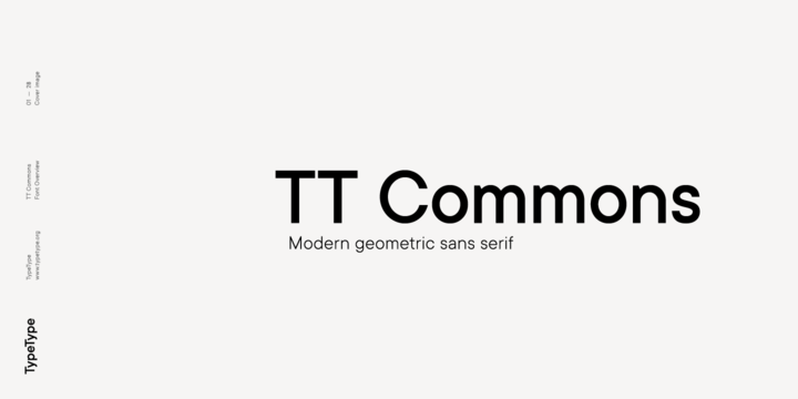 TT Commons  Font preview