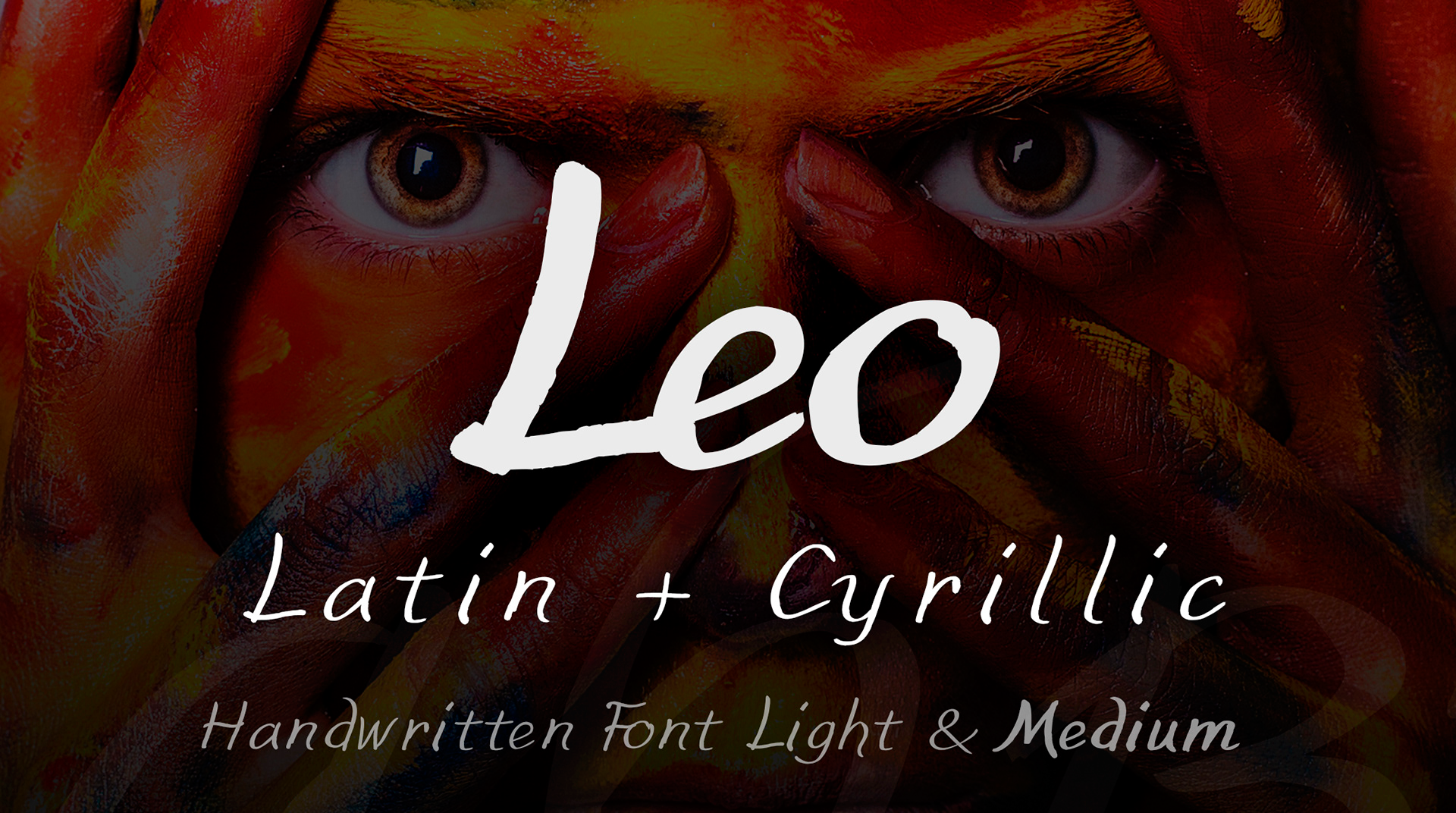 LeoHand Font preview