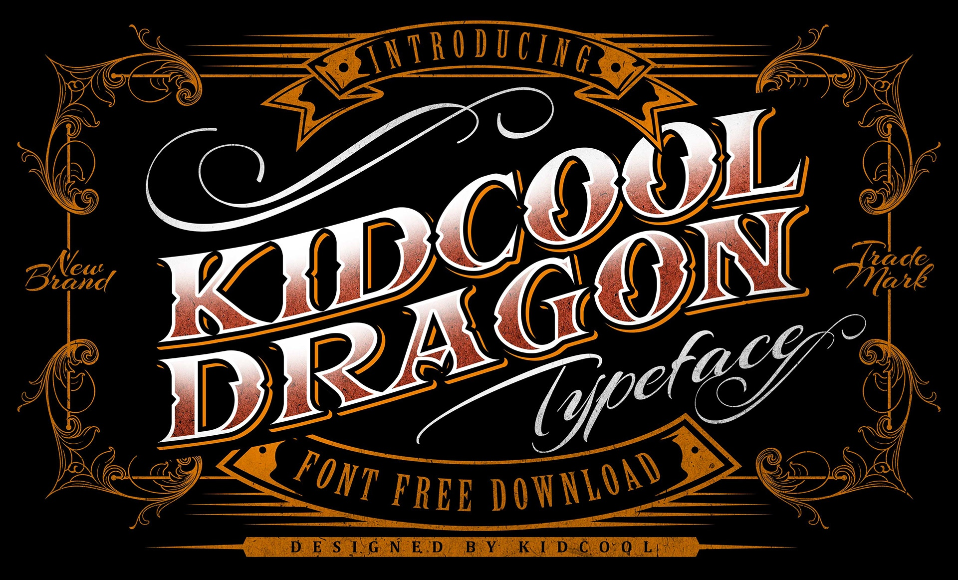 Kidcool Dragon Font preview