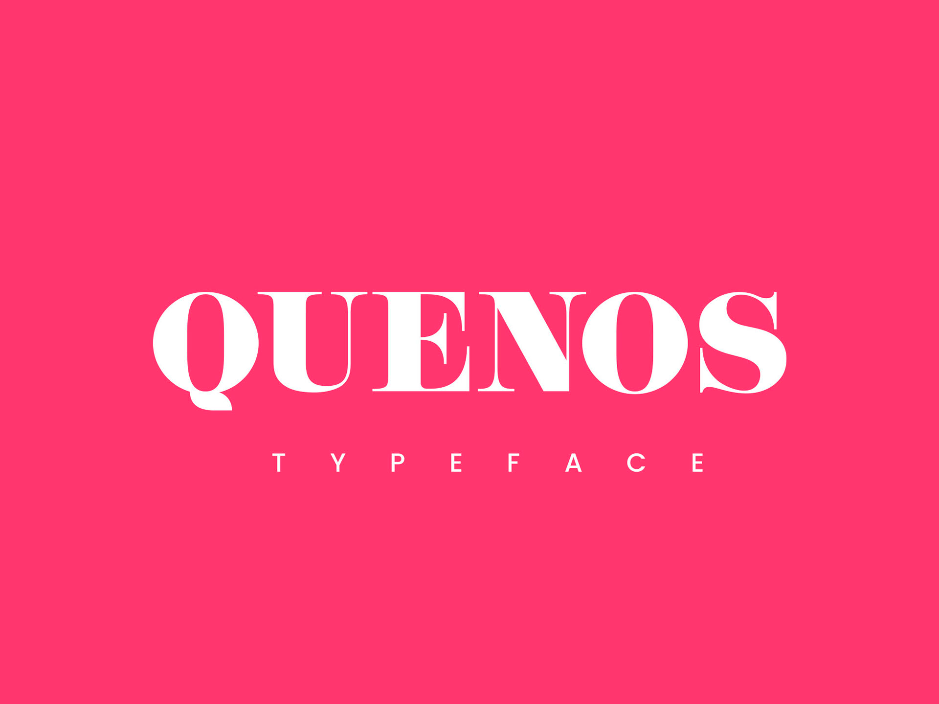 Quenos Font preview