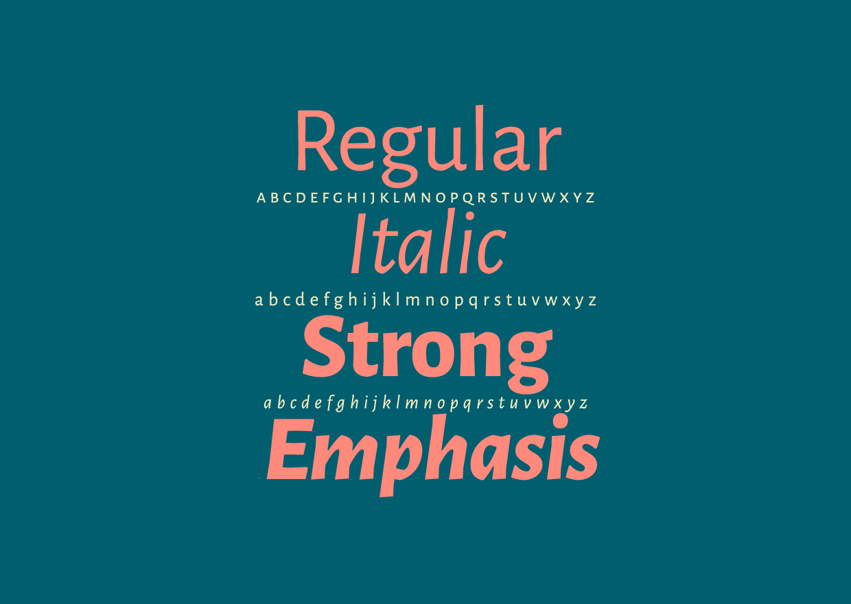 Alegreya Sans Italic Font preview