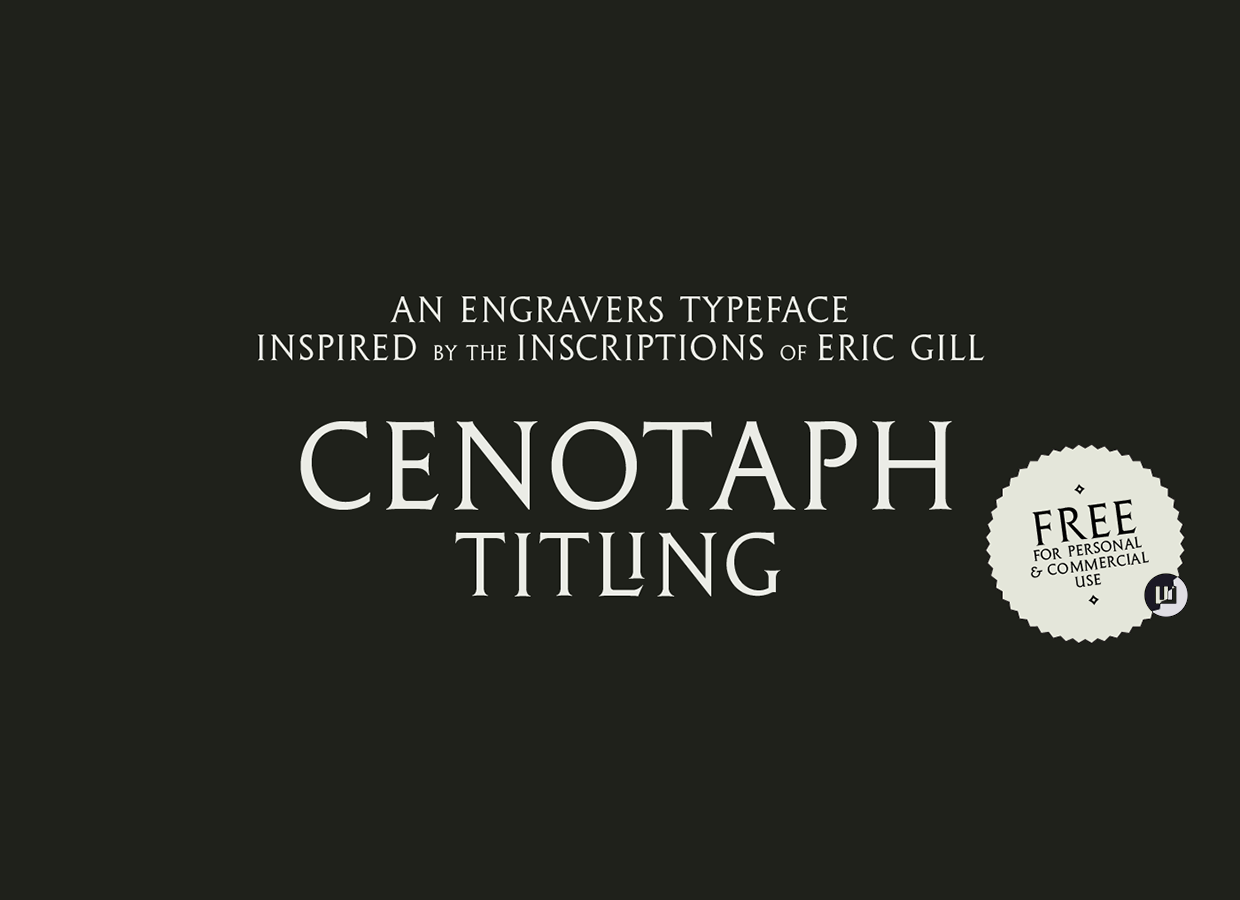 Cenotaph Titling Font preview