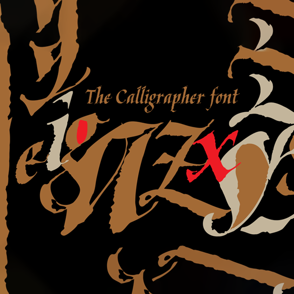 Kaligrafica, Kaligraf Font preview