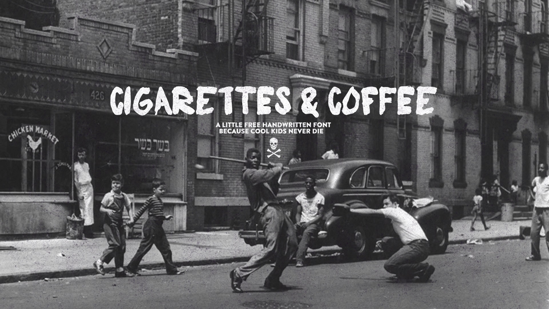 Cigarettes and Coffee Font preview