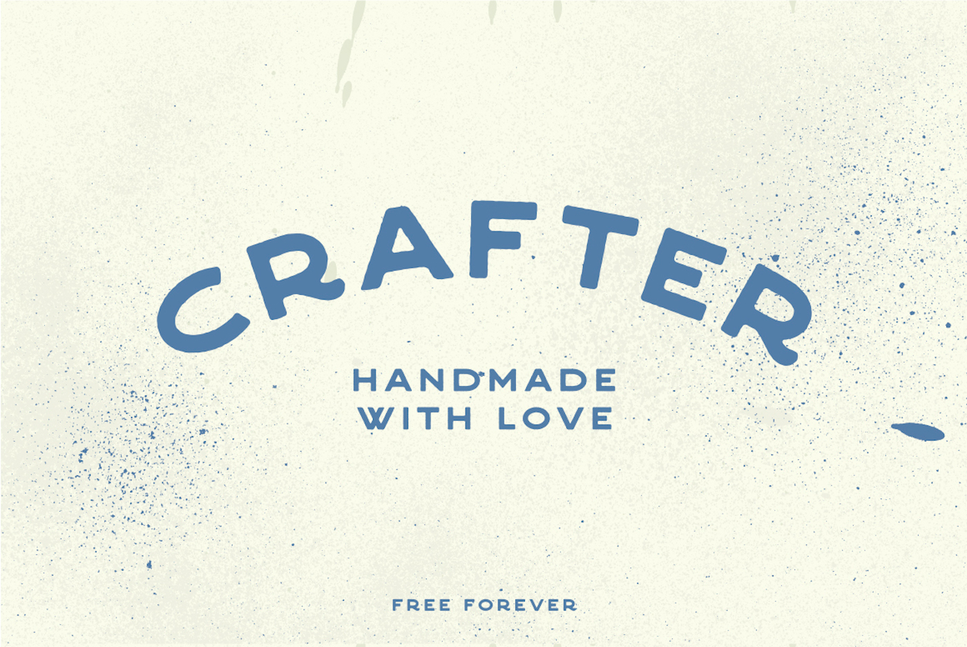 Crafter Font preview