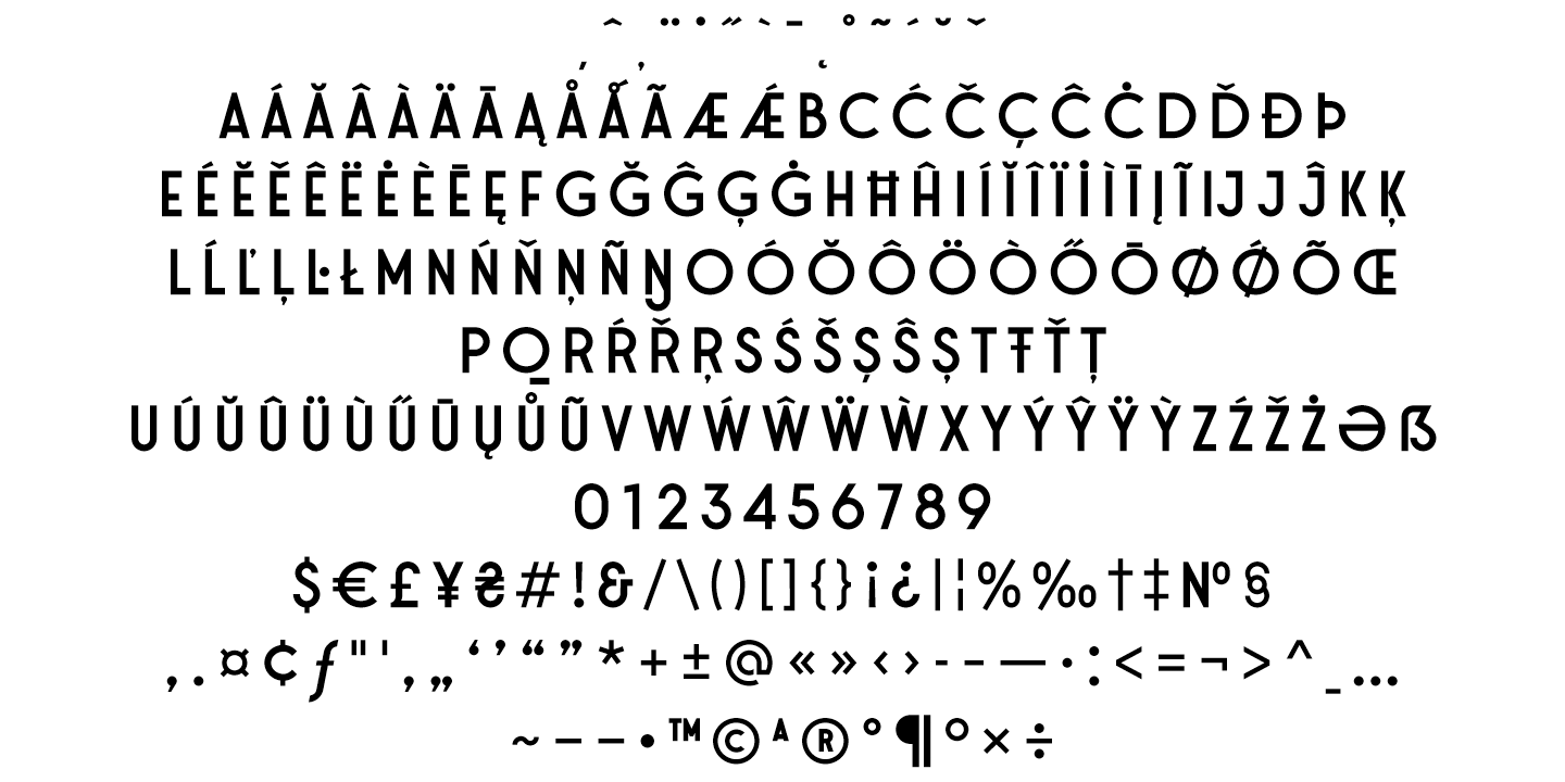 Stereonic XS Regular Font preview