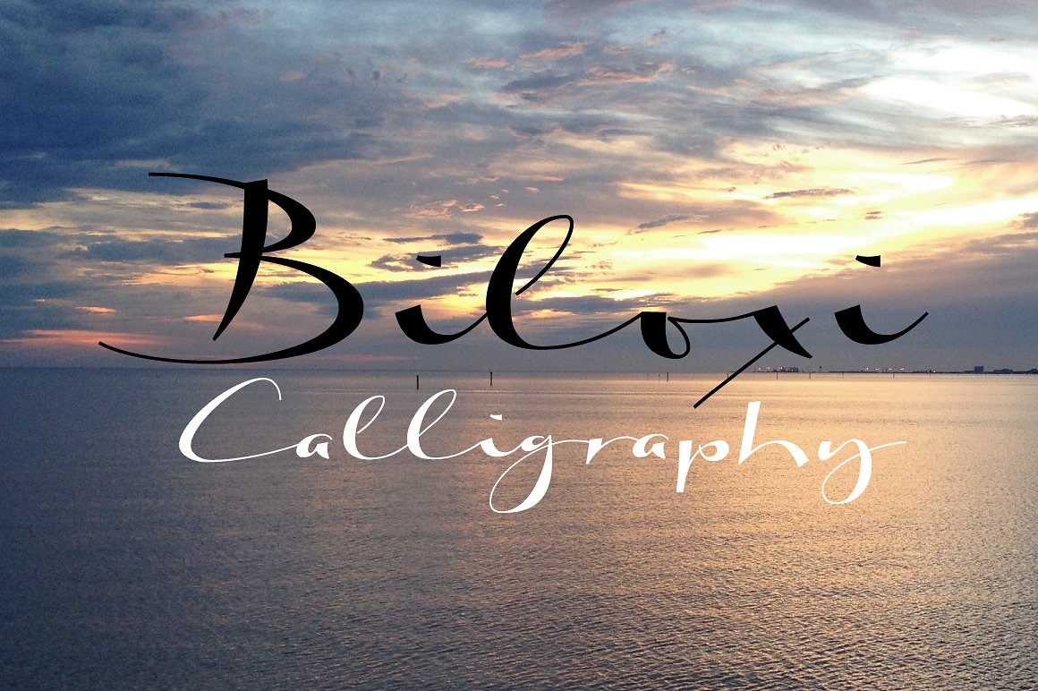Biloxi Calligraphy Font preview