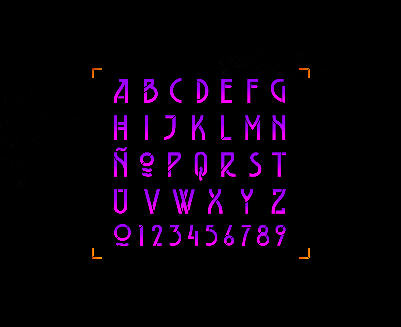 Belladona Stencil Regular Font preview