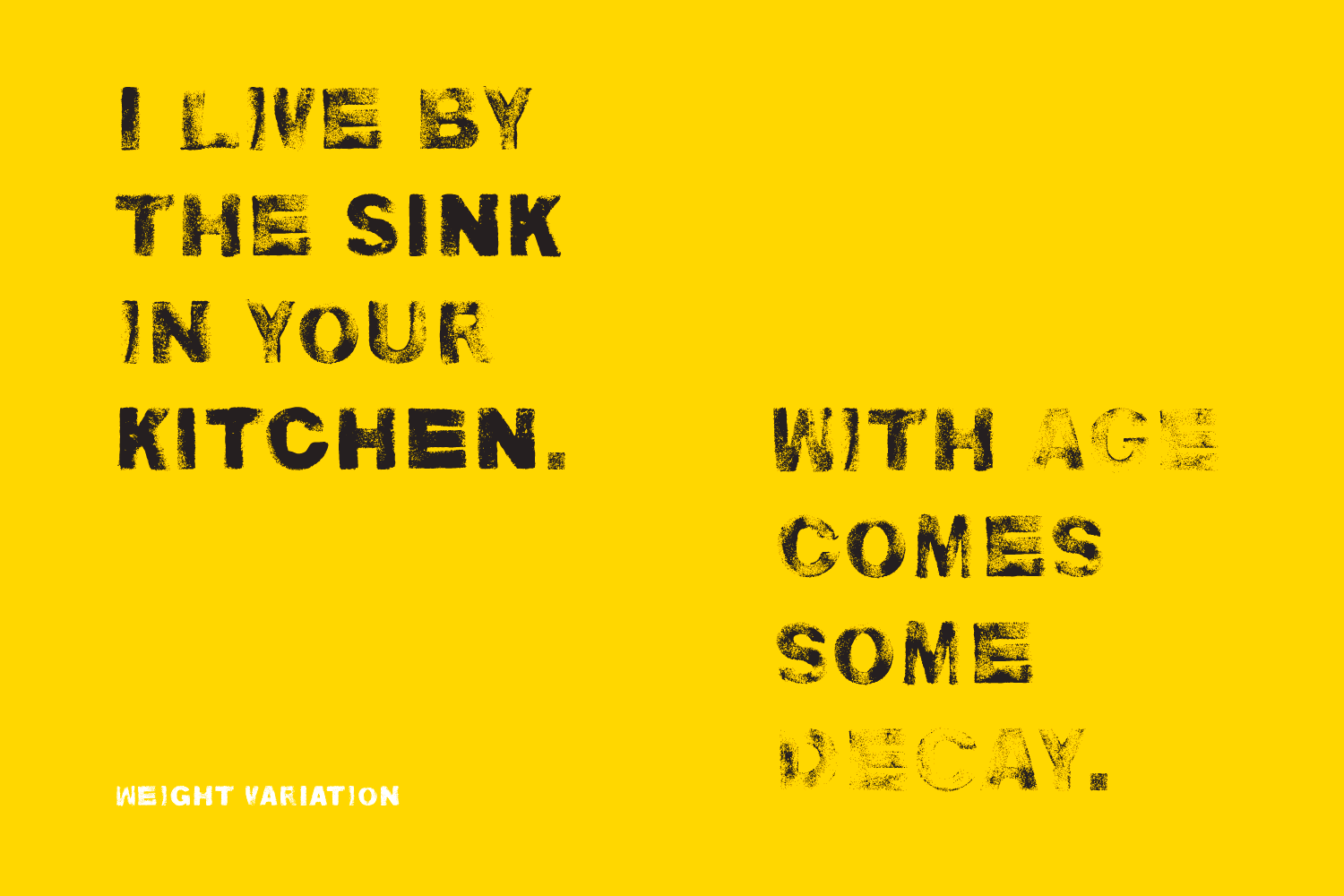 Kitchen Sink Bold Font preview
