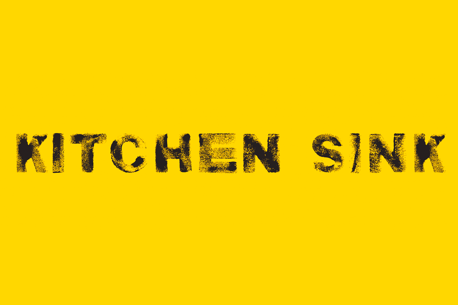 Kitchen Sink Font preview