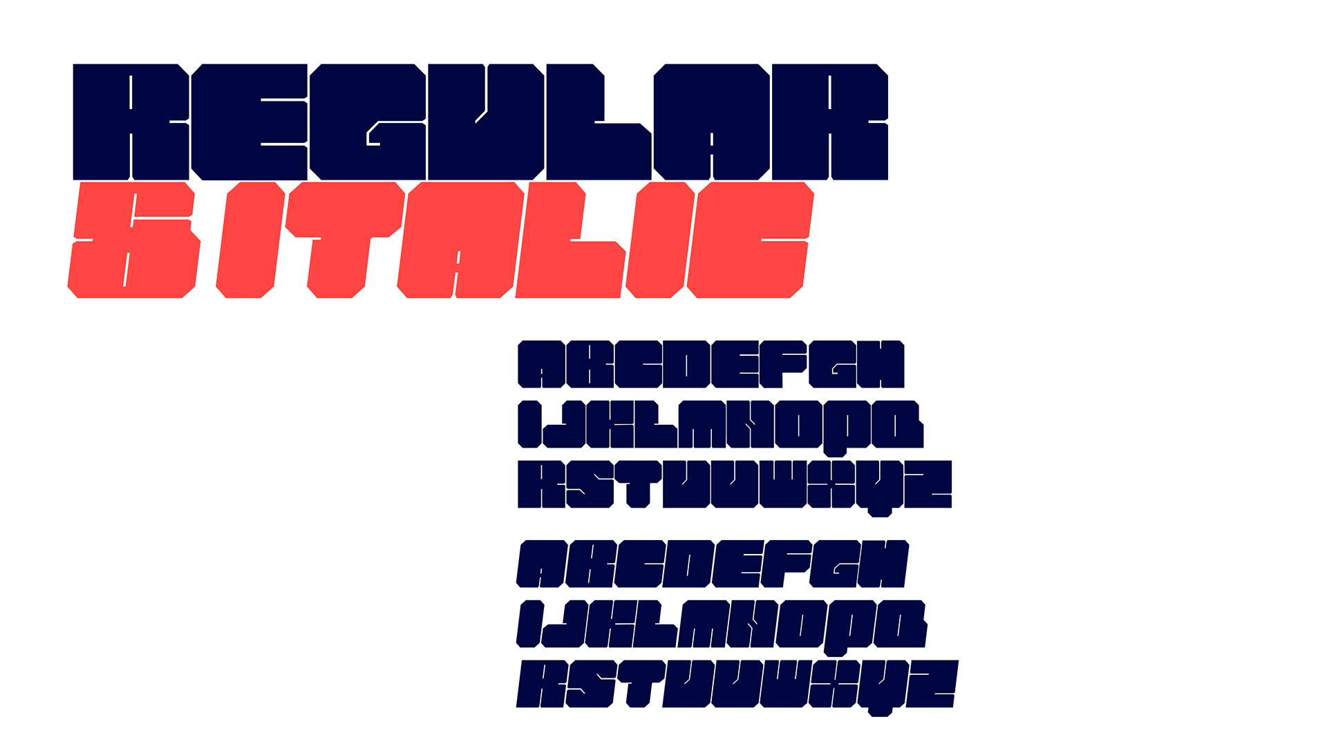 Markh Italic Font preview