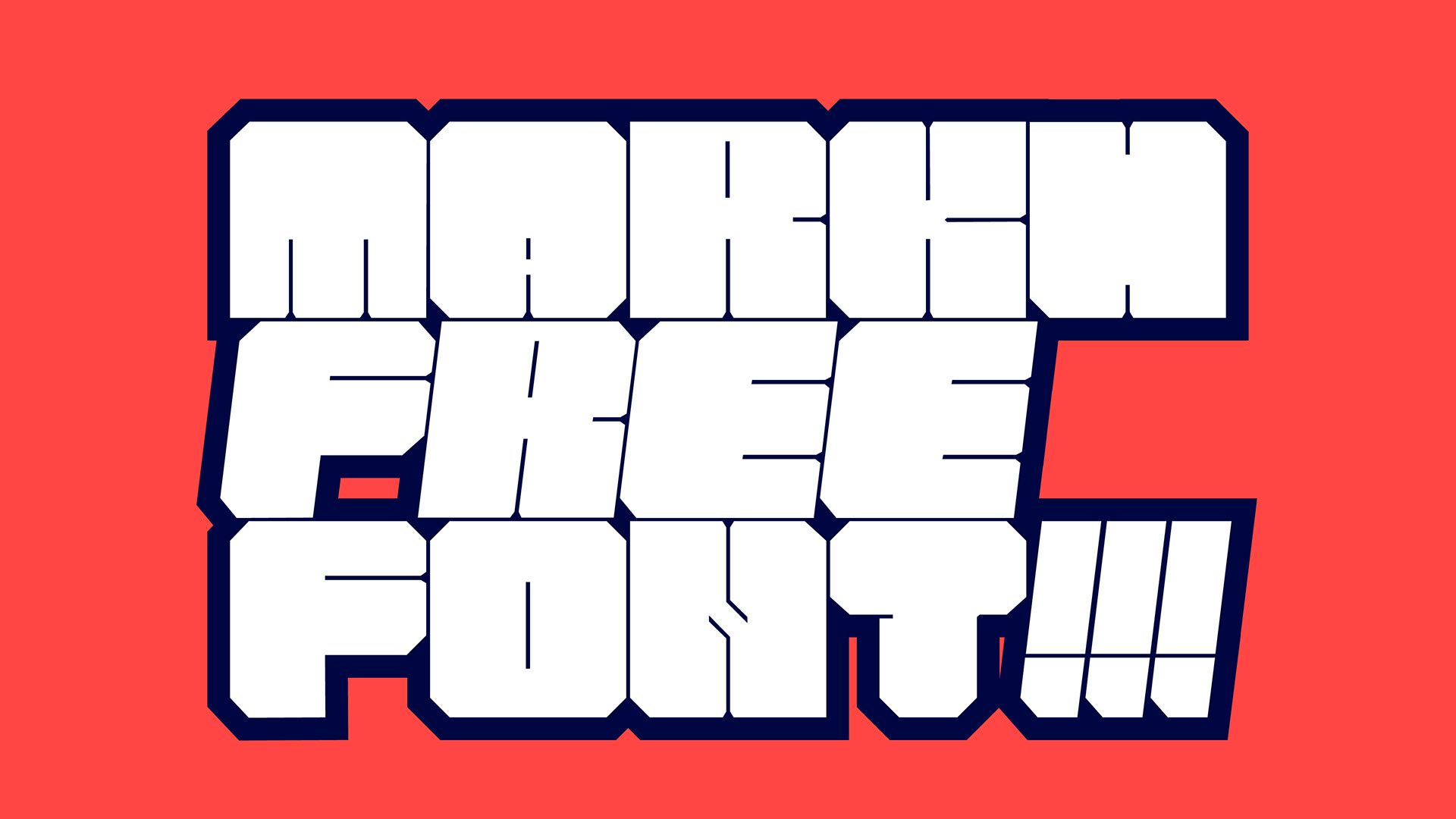 Markh Font preview