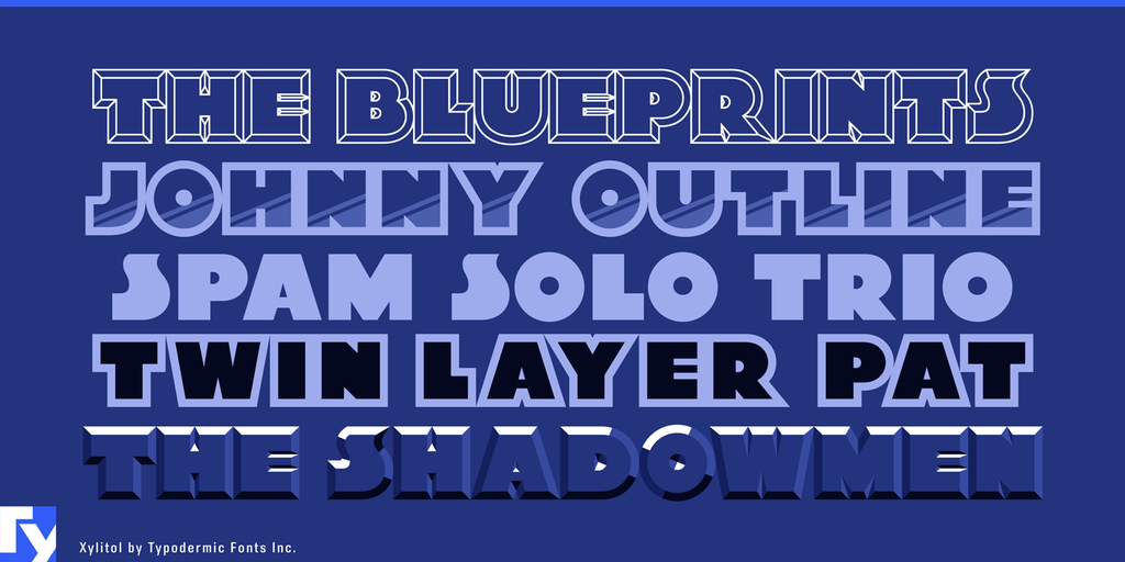 Xylito Back Font preview
