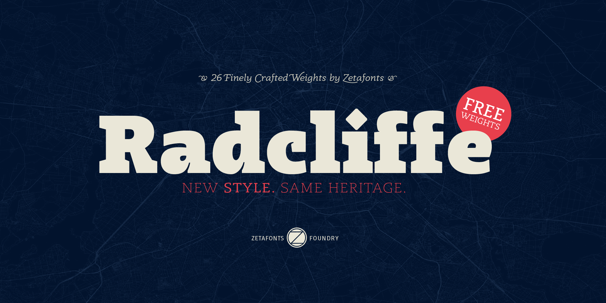 Radcliffe Font preview