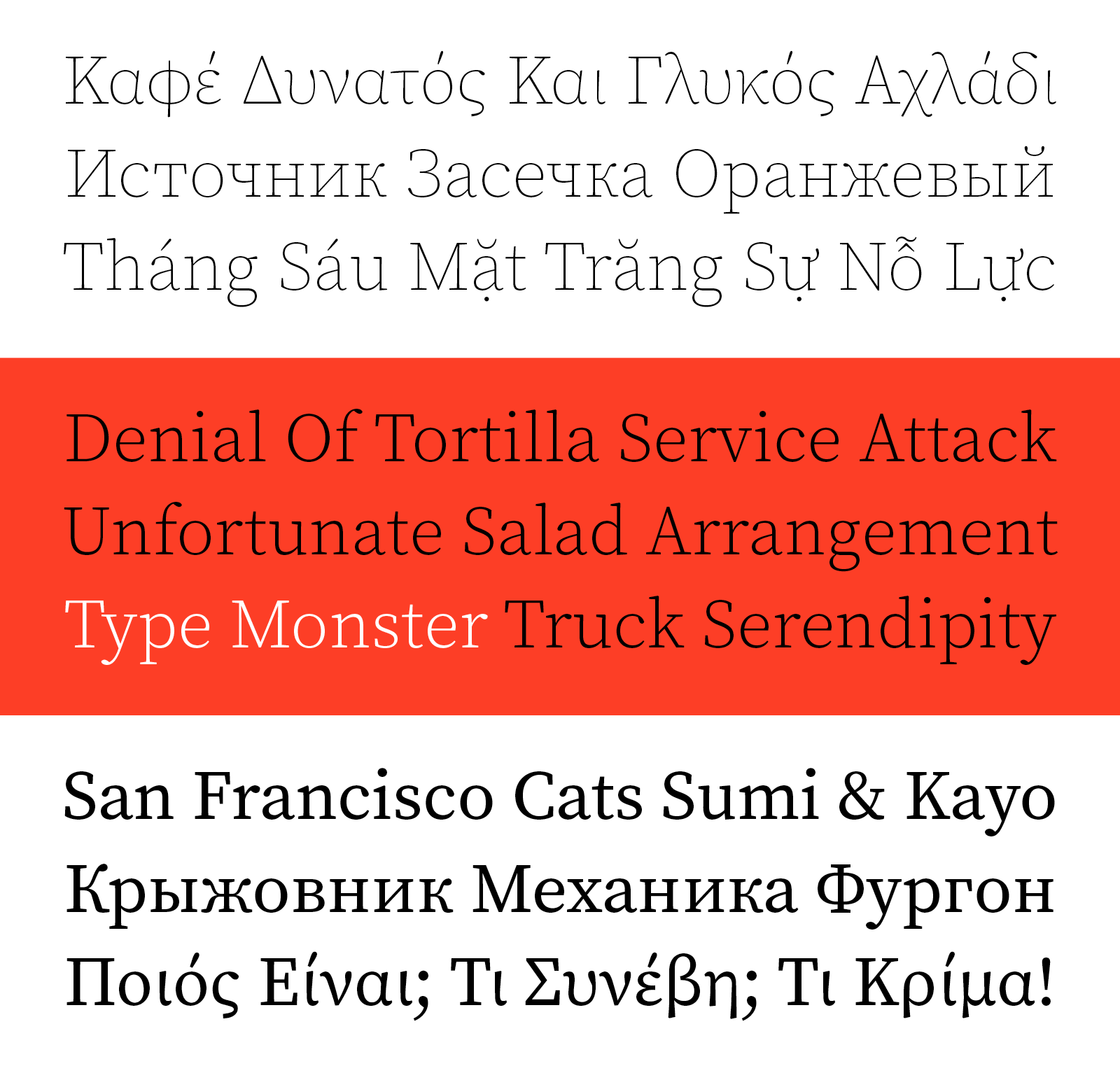 Source Serif Pro ExtraLight Font preview