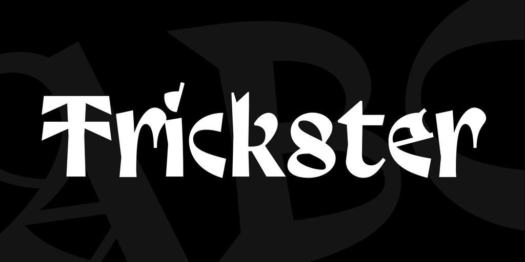 Trickster  Font preview