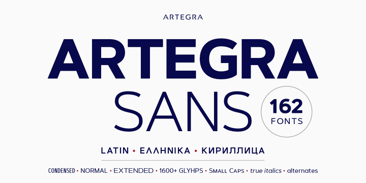 Artegra Sans Font preview