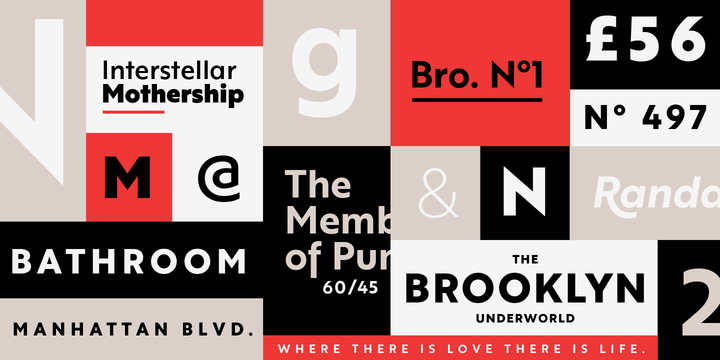 Brother 1816 Medium Font preview