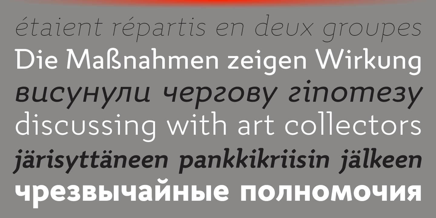 Quiza Pro Regular Font preview