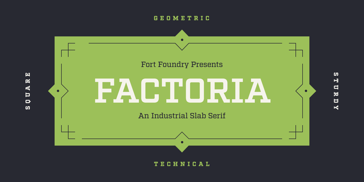 Factoria Font preview
