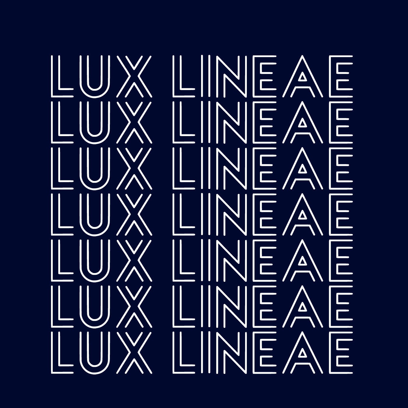 Lux Lineae Regular Font preview