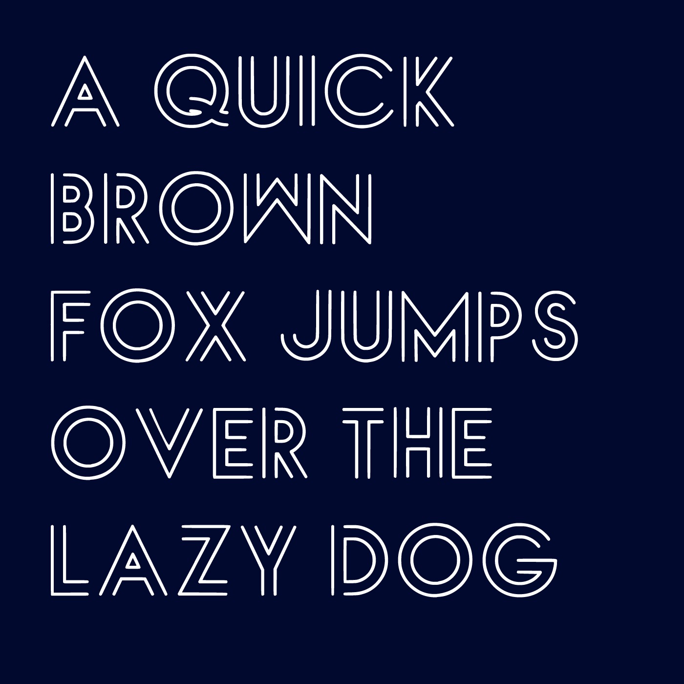 Lux Lineae Regular Font preview