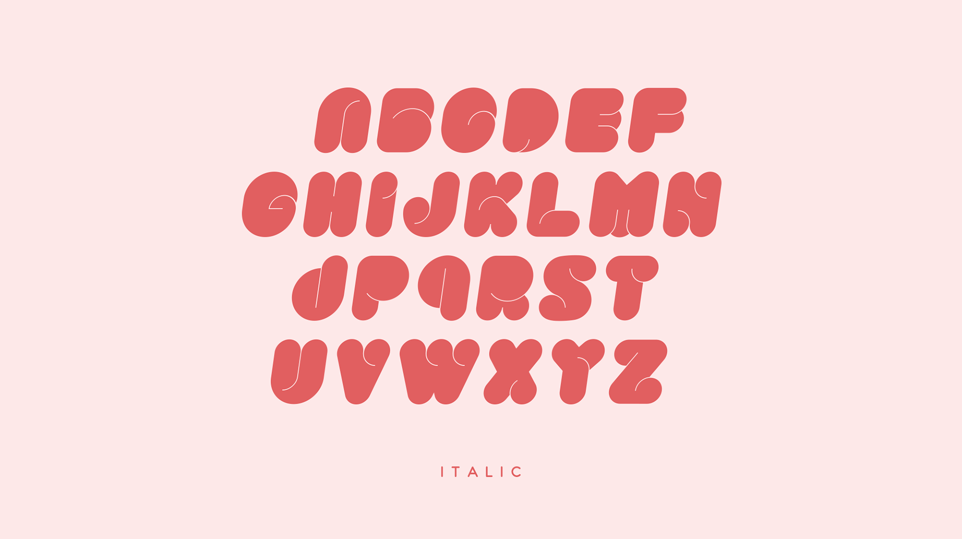Superfatty Italic Font preview