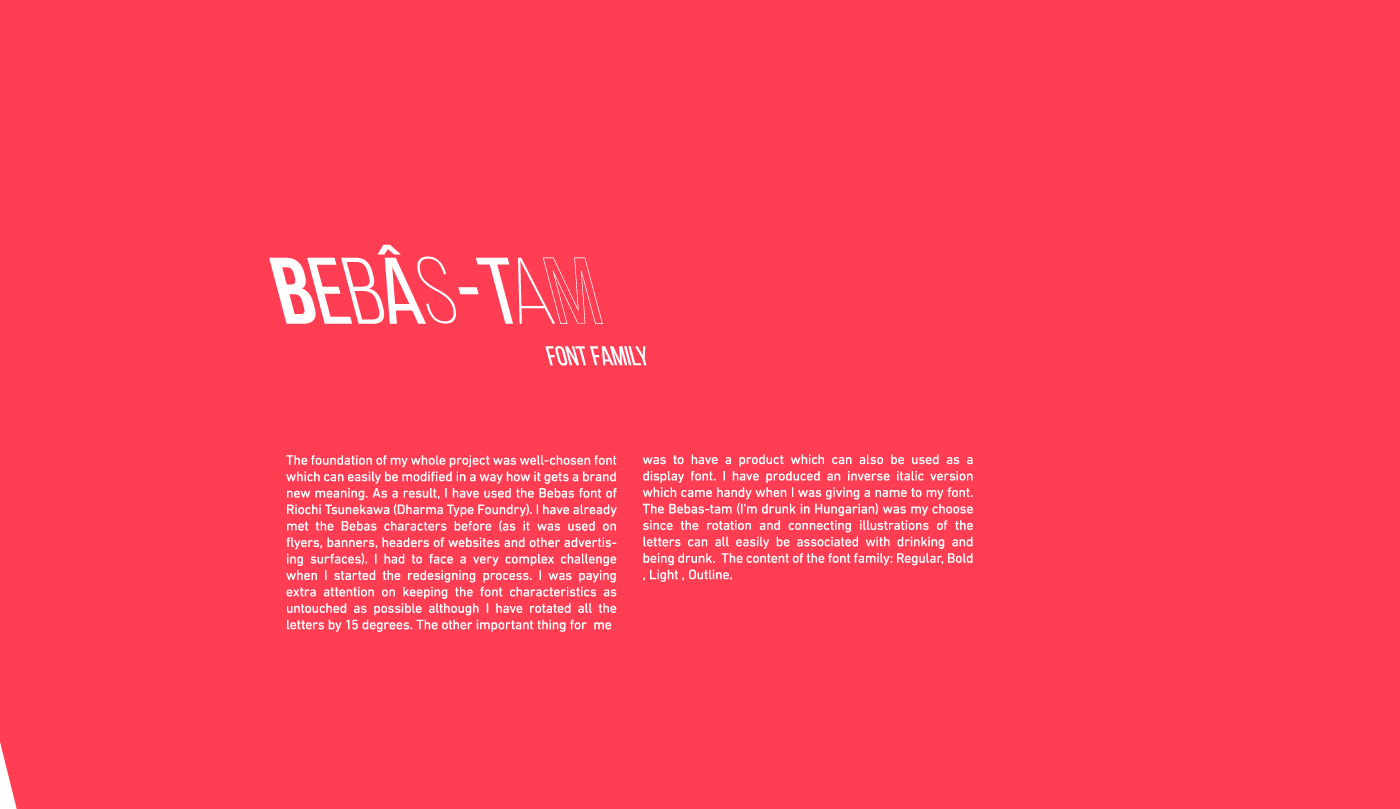 Bebas-Tam Font preview