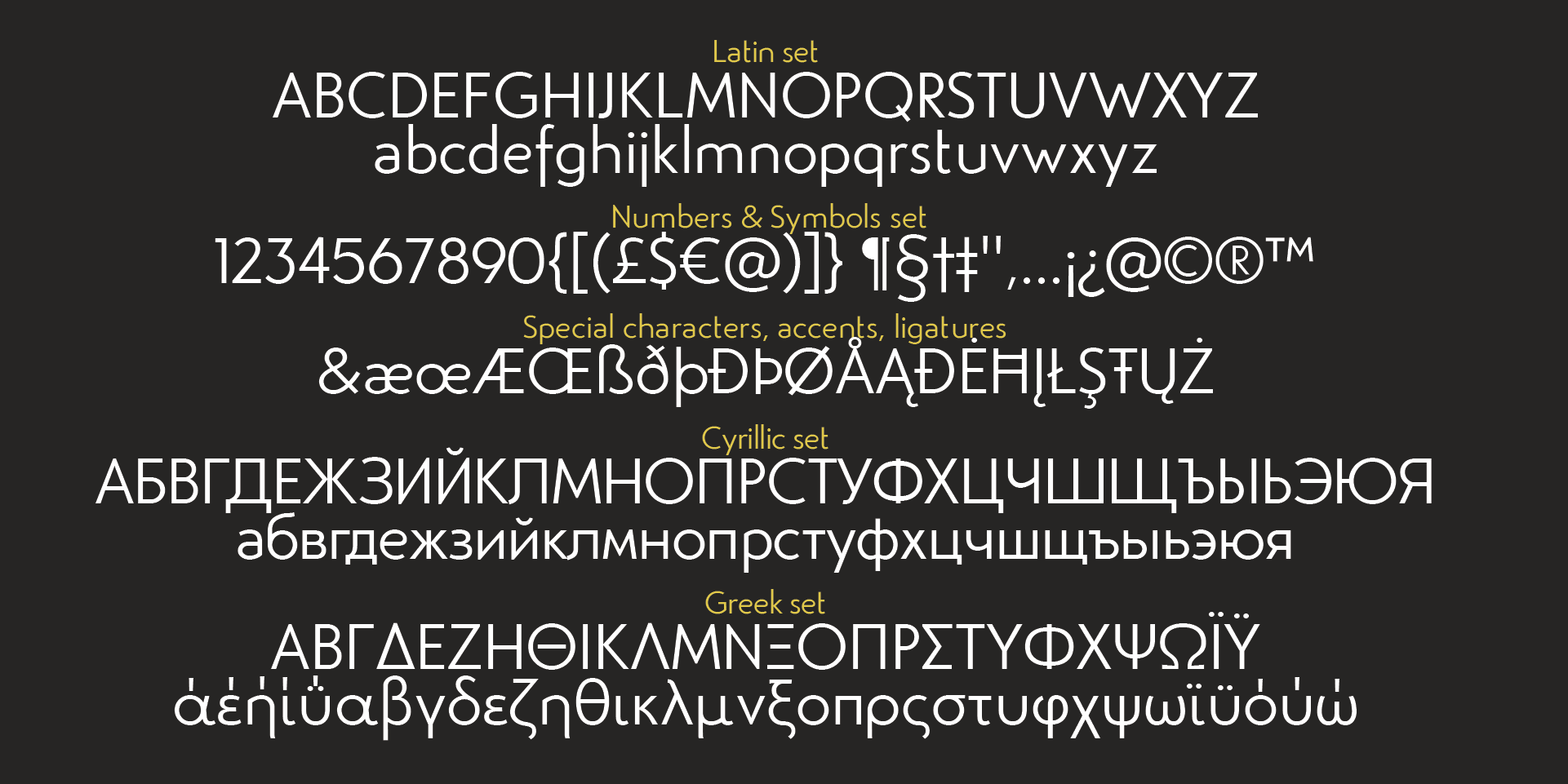 Studio Gothic Extra Light Font preview