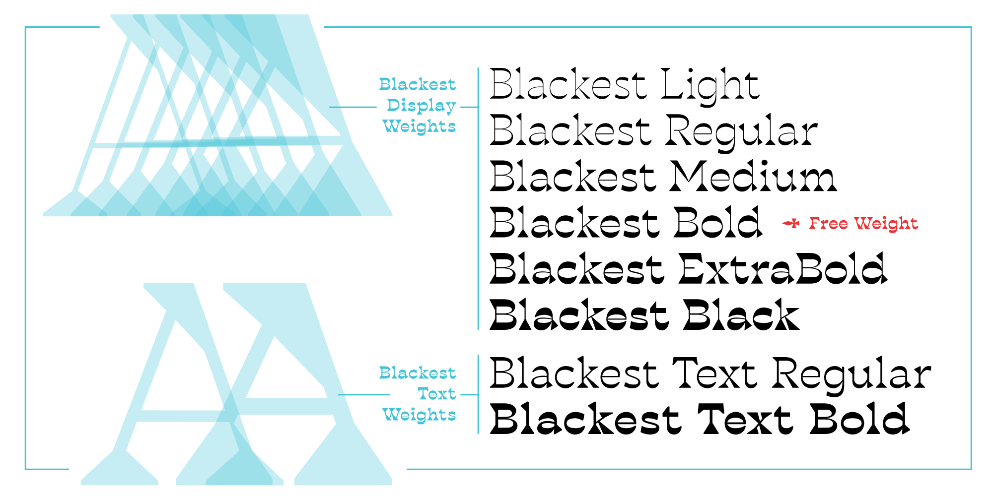 Blackest Trial Regular Font preview