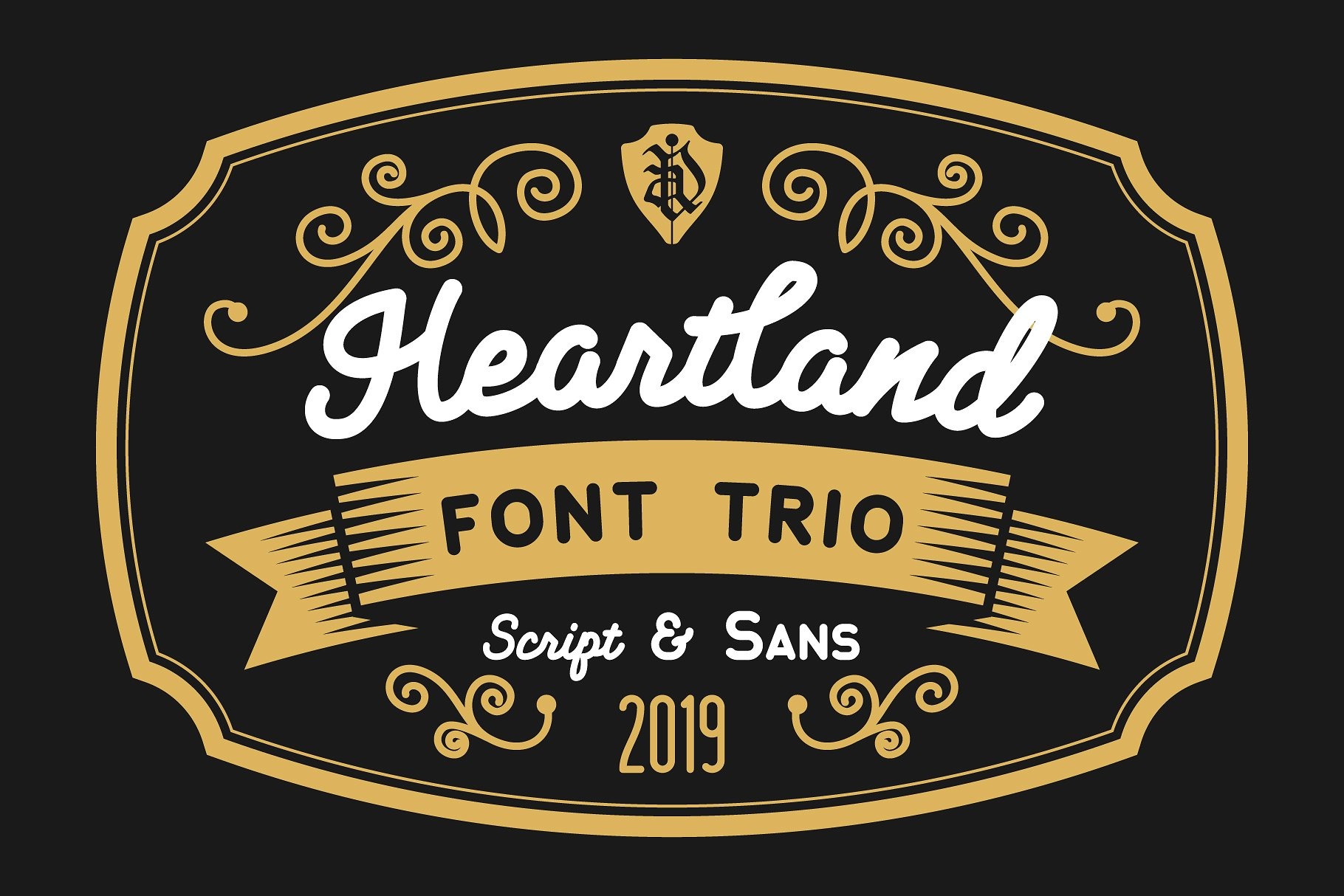 Heartland Sans Font preview